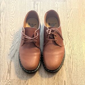 Dr. Martens Tan Leather Men's Oxfords